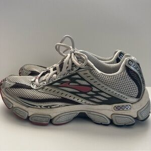 Brooks Glycerin 8 Running Women's Size 8.5 DNA Purple Grey Silver White Sneakers